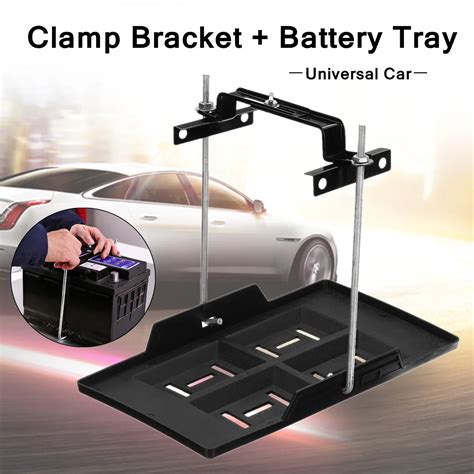 metal car battery bracket|universal auto battery hold down.